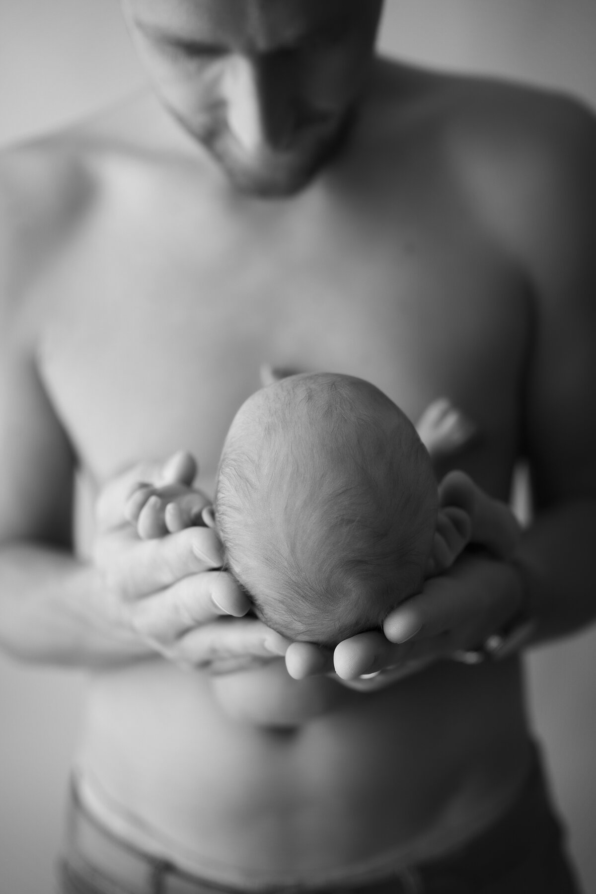 Black & white first family pictures Denver Photography Studio Erin Jachimiak Photography