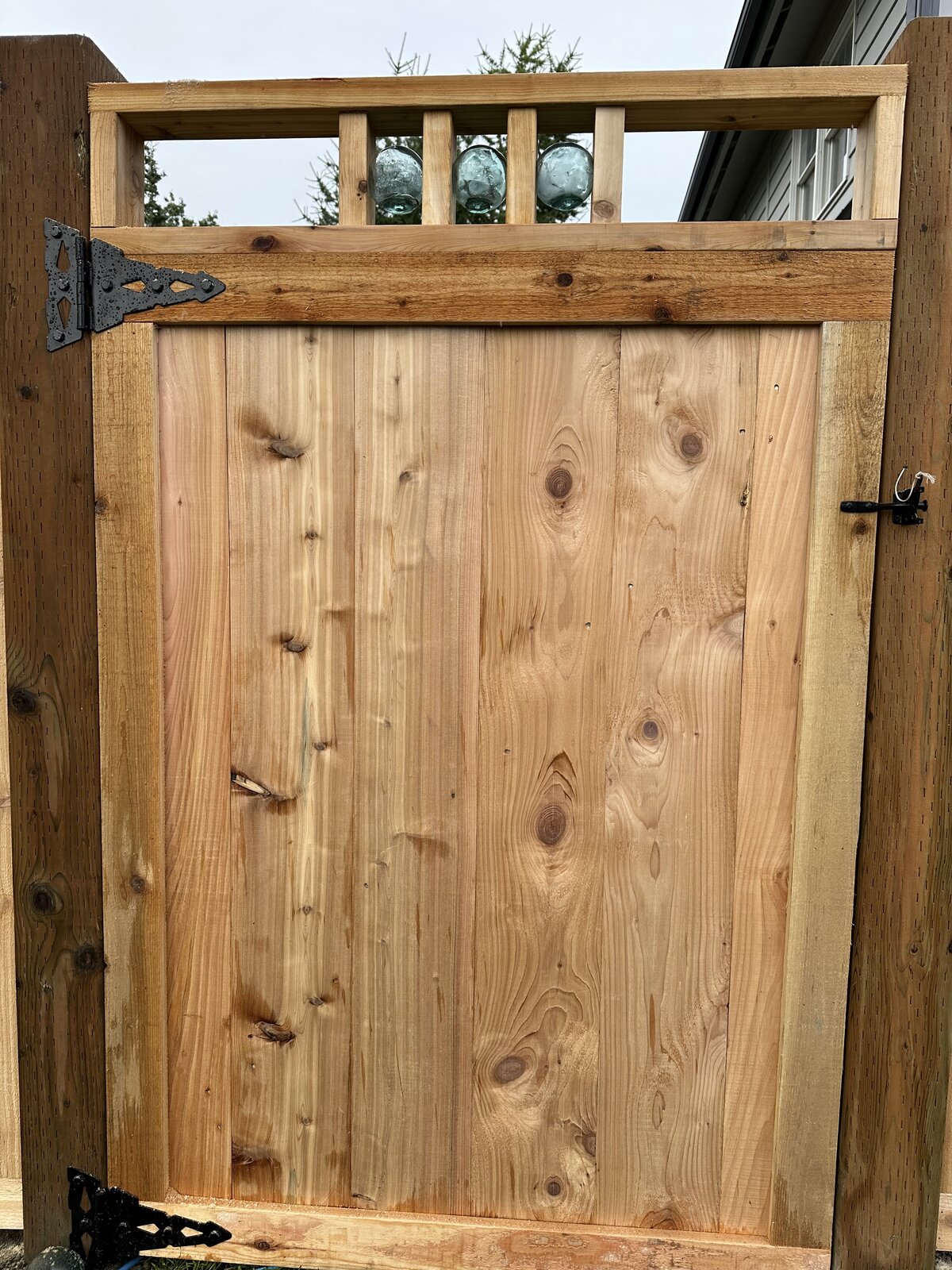 Fencing Project by Blue River Builders on Alaska's scenic Kenai Peninsula.