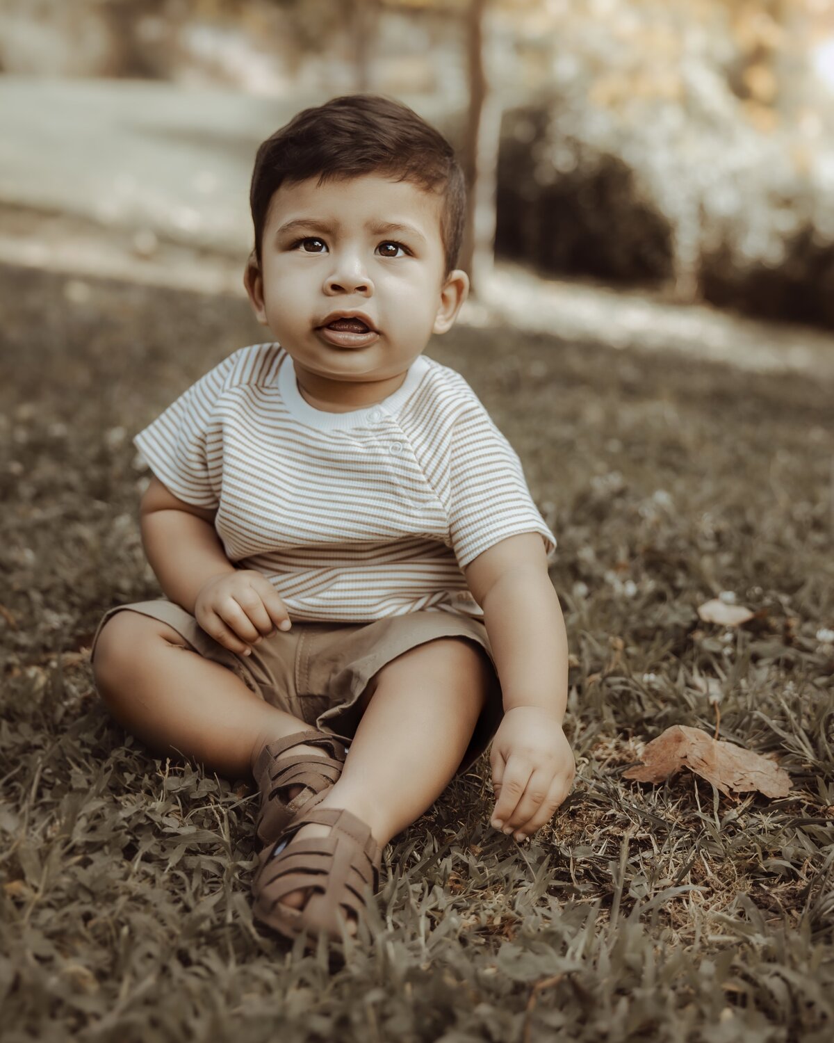 Los Angeles Candid Boy Laughing Portrait