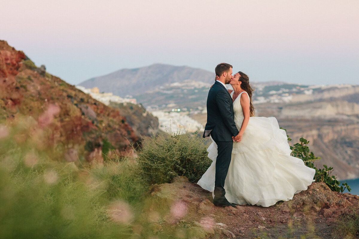 Utah Wedding Photographers capture bride and groom at coast during bridals