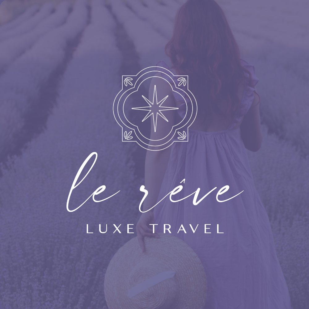 Logo for Travel Advisor on purple background