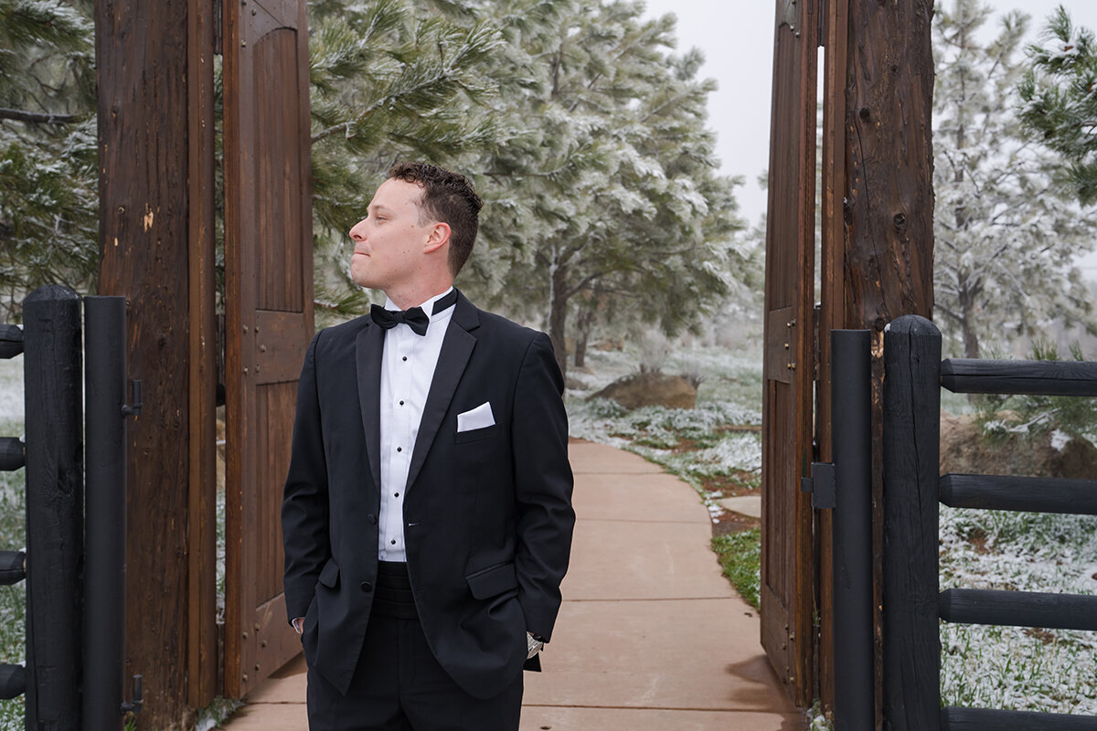 Winter Spruce Mountain Ranch Wedding