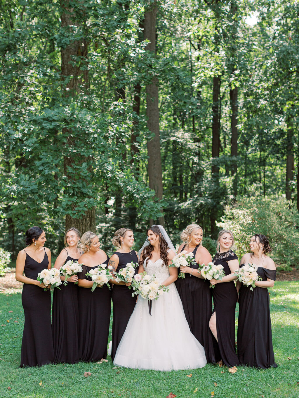 Kate Campbell Floral Fall Wedding Liriodendron Mansion by Molly Litchen6