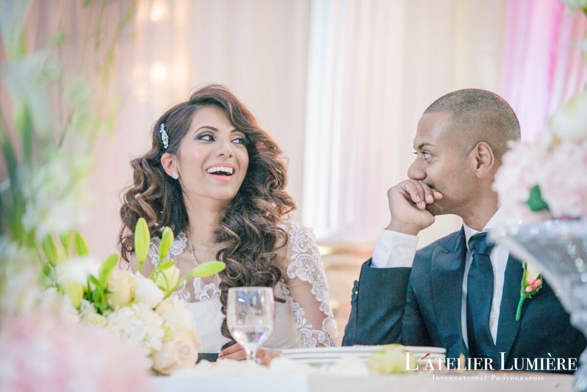 Modern bride in Ottawa: Minimalist makeup with a focus on flawless skin and a nude lip.
