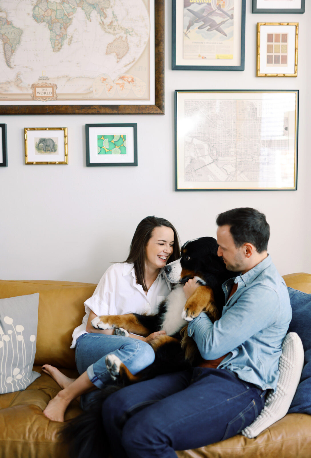 At Home Engagement Photography in Washington DC 9