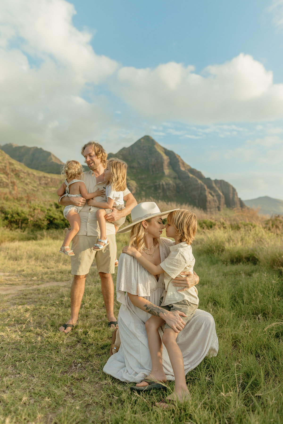 Family Photoshoot in Oahu Hawaii