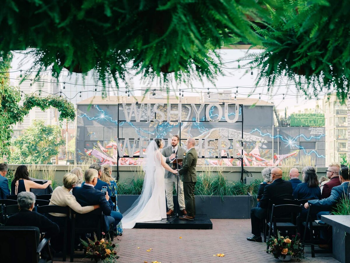 intimate denver elopement at Ramble Hotel