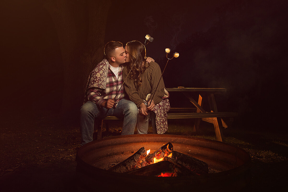Campfire-Engagement-Session-Jim-and-Elysia 2