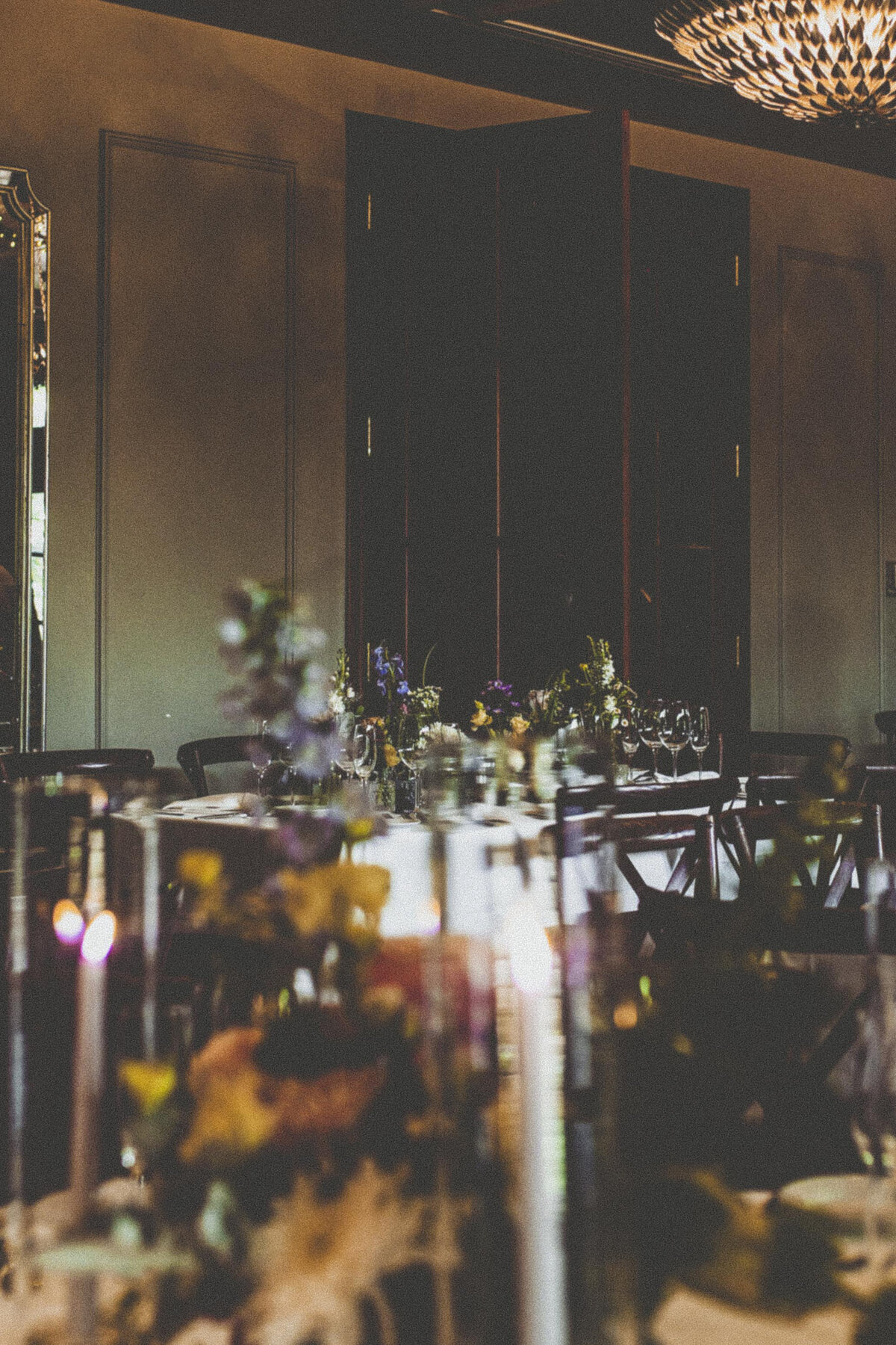 moody wedding reception at Vinology, Ann Arbor, MI - https://methodandmatte.com/