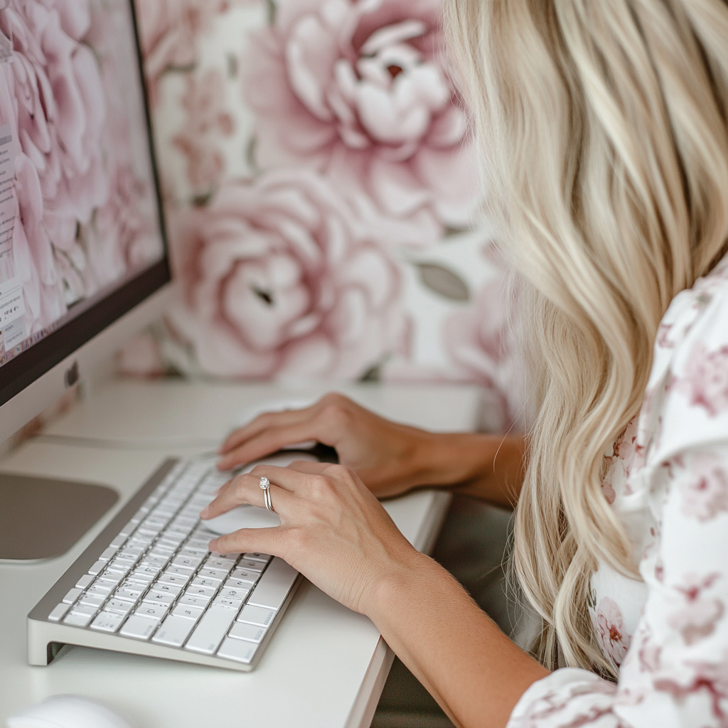 kdurski_86694_a_blonde_woman_typing_at_a_computer_with_mouse_in_a344039e-513e-42d0-860b-ac412550a06b