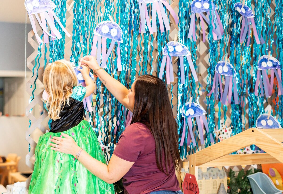 The Nest's ocean themed classroom decorations in Surf City, NC