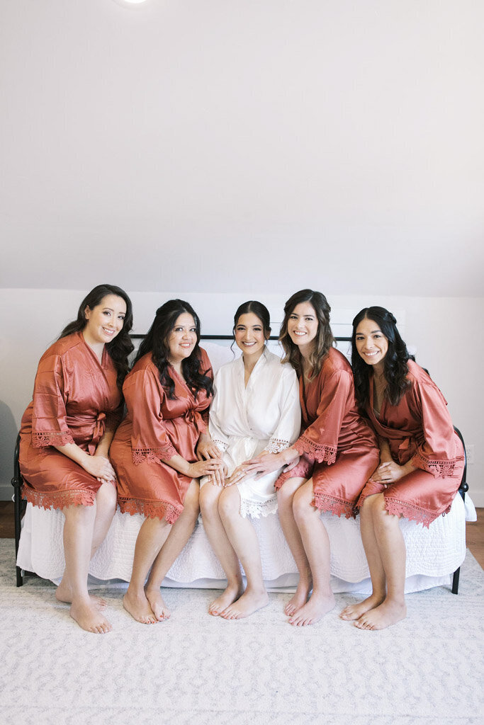 Sally and Pablo_bridal party robes