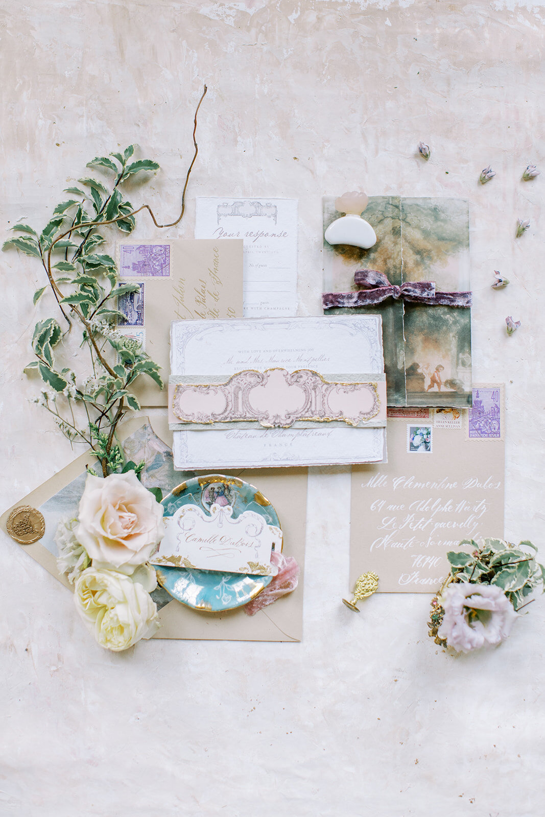 Pretty Stock Images Paris Chateau Wedding - 361