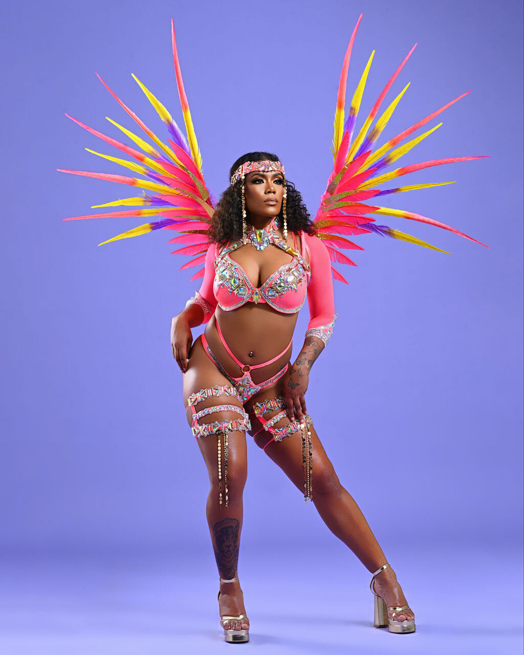 Register to play mas at the 2023 Toronto Caribbean Carnival with Sunlime Mas