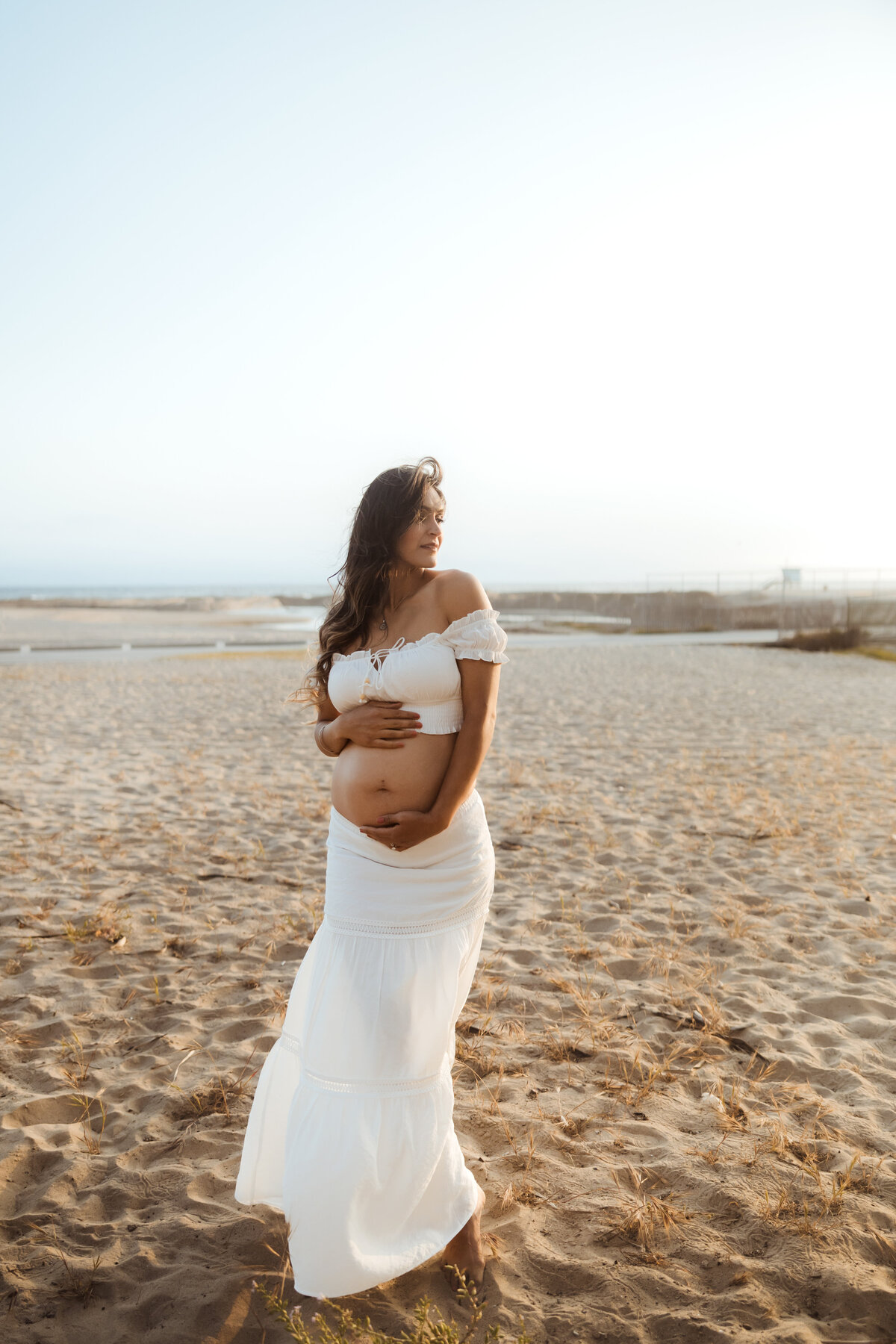 Santa Monica Beach Maternity Photography 31
