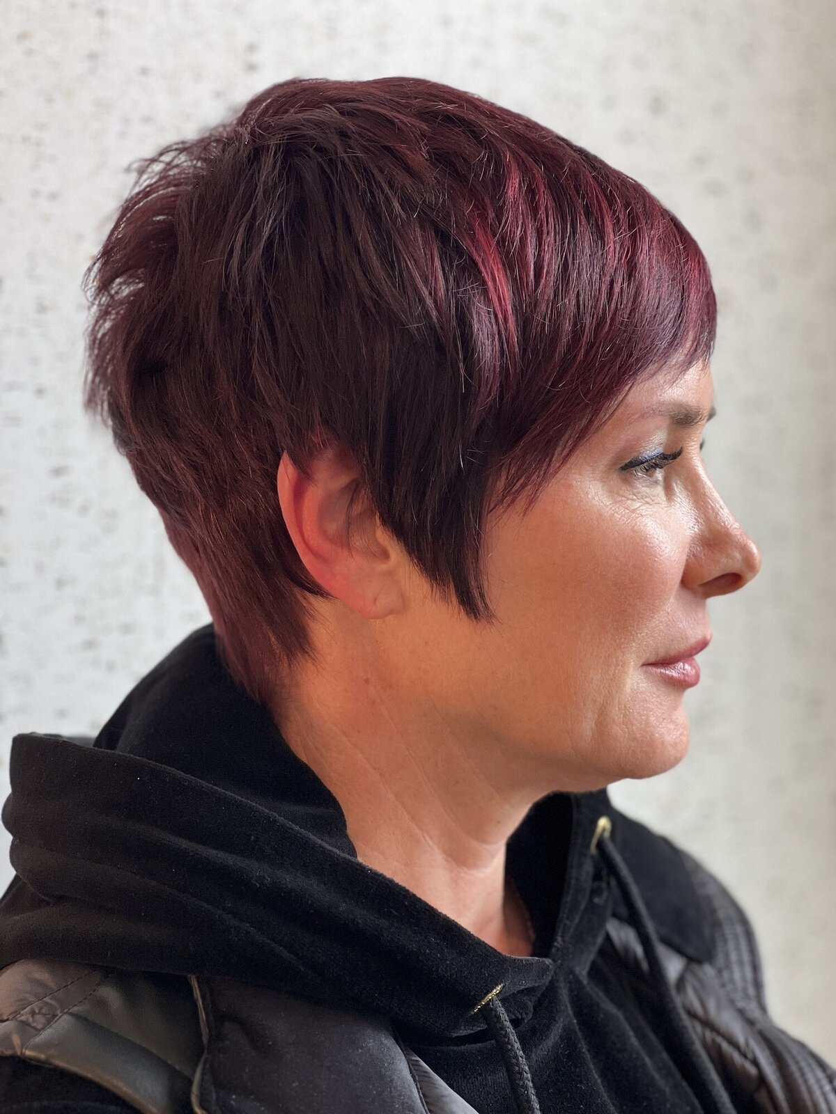 1212 Hair Studio-Trisha Gay-Cleveland Natural Texture Shag-Razor Cut-Custom Cut and Color_16