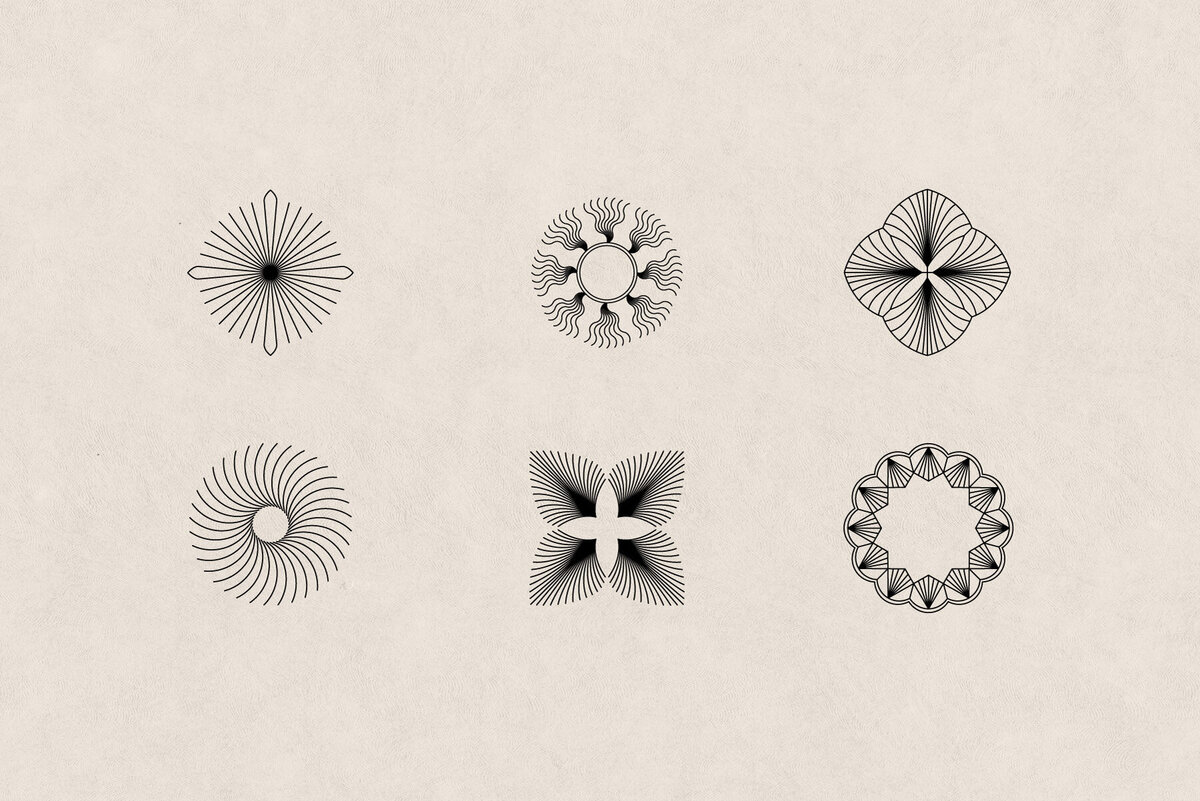Icon Designs for a luxury spa