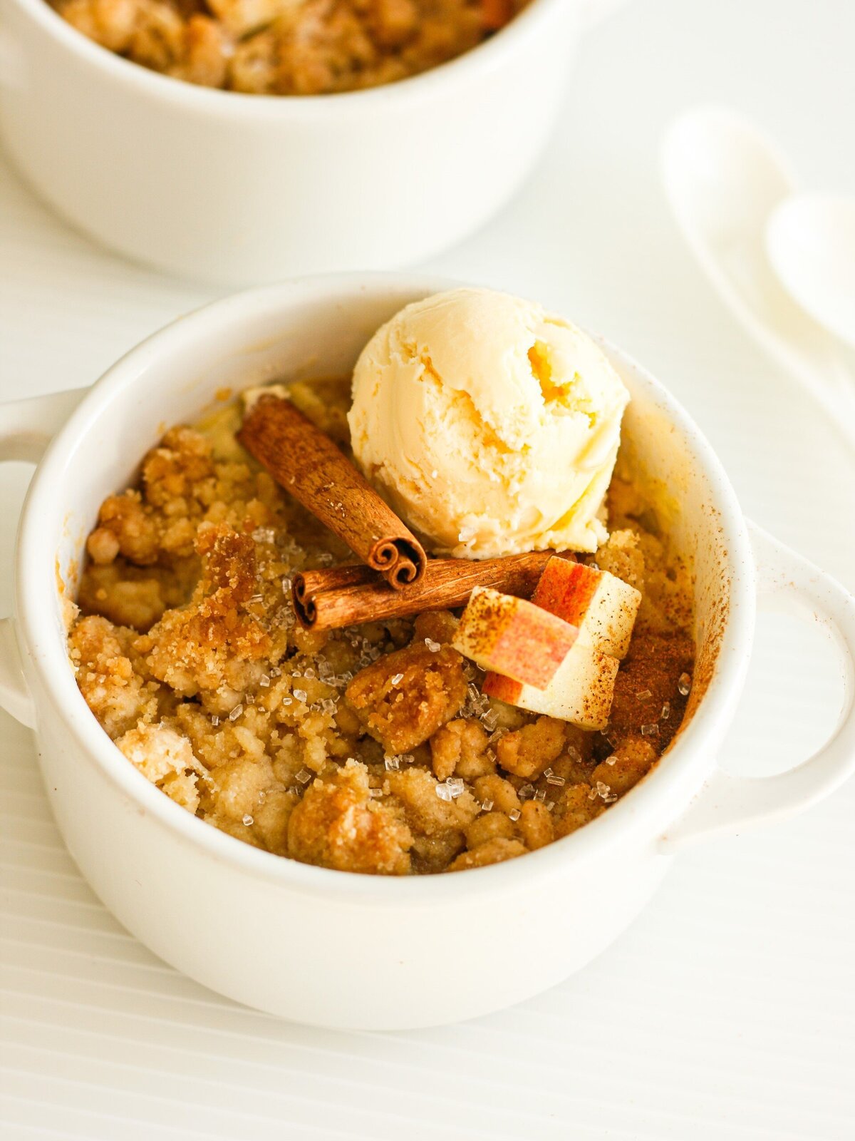 Easy Apple Crumbles hero shot final cropped
