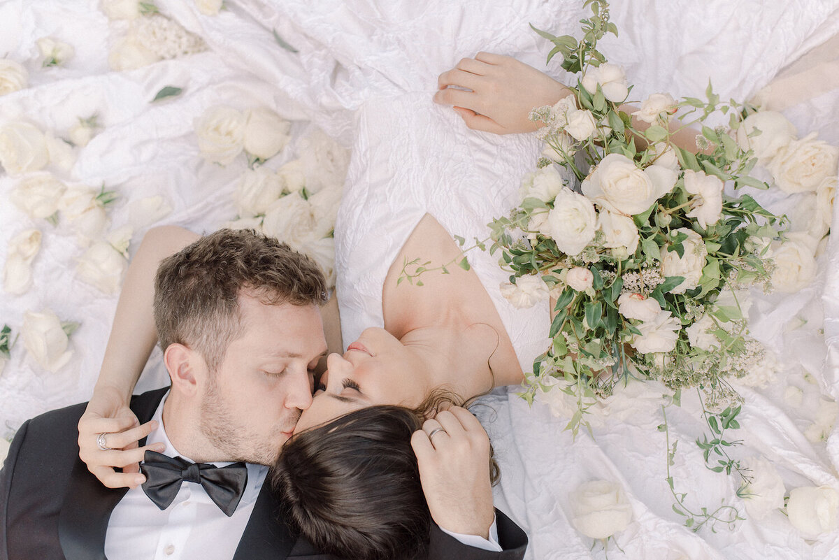 Romantic White Wedding Bouquet