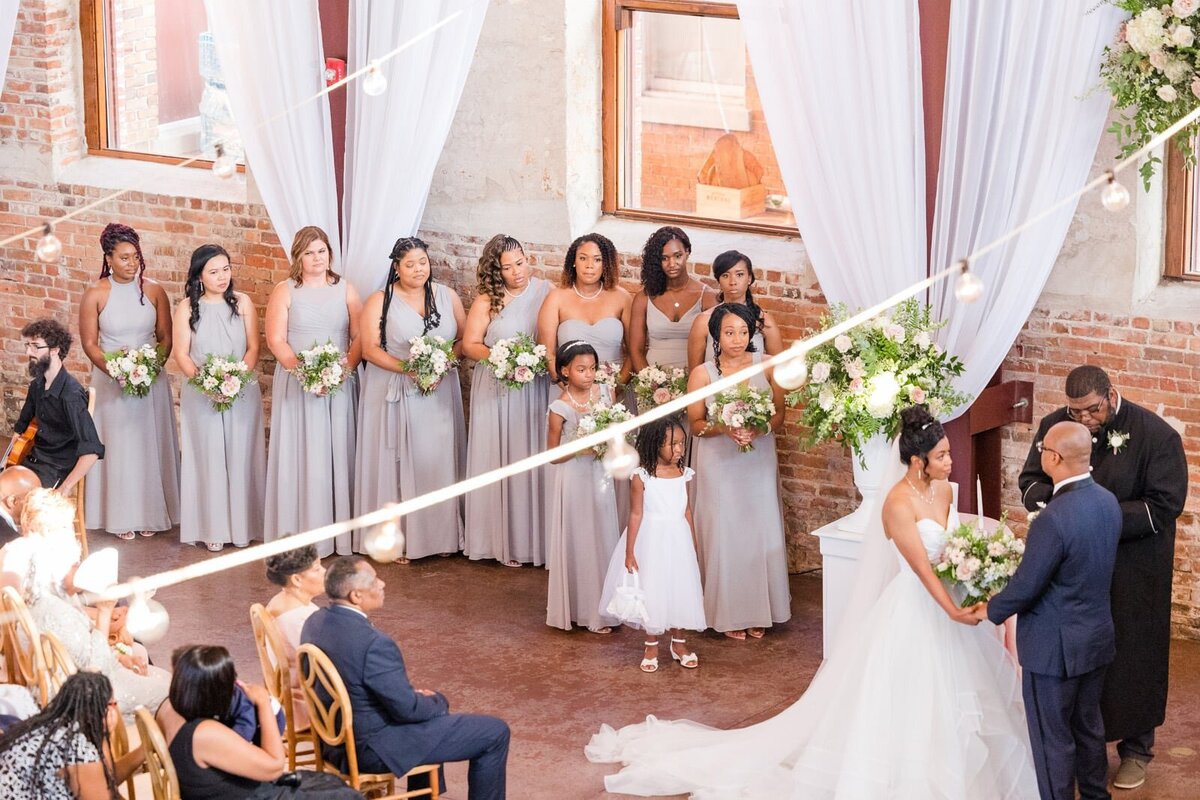 Brooklyn Arts Center Wedding | Blue Satin Bee 27