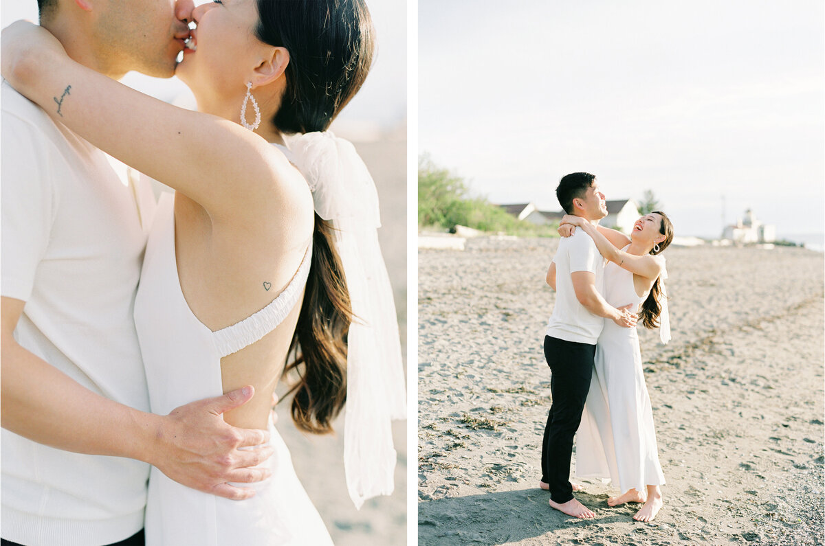 Discovery ParkEngagement Session on Film - Tetiana Photography - Fine Art - Light and Airy -2
