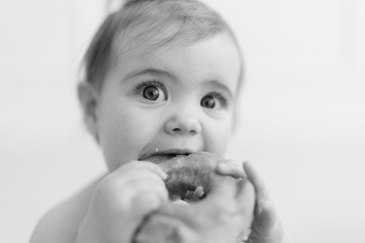 12 month baby milestone portrait session at Philadelphia photography studio - 18