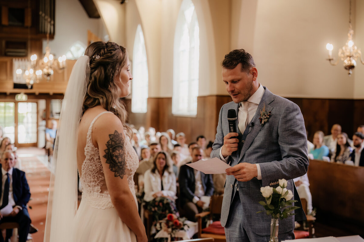 Pure Liefde Fotografie - Wilco & Marriët - Kerkdienst-89
