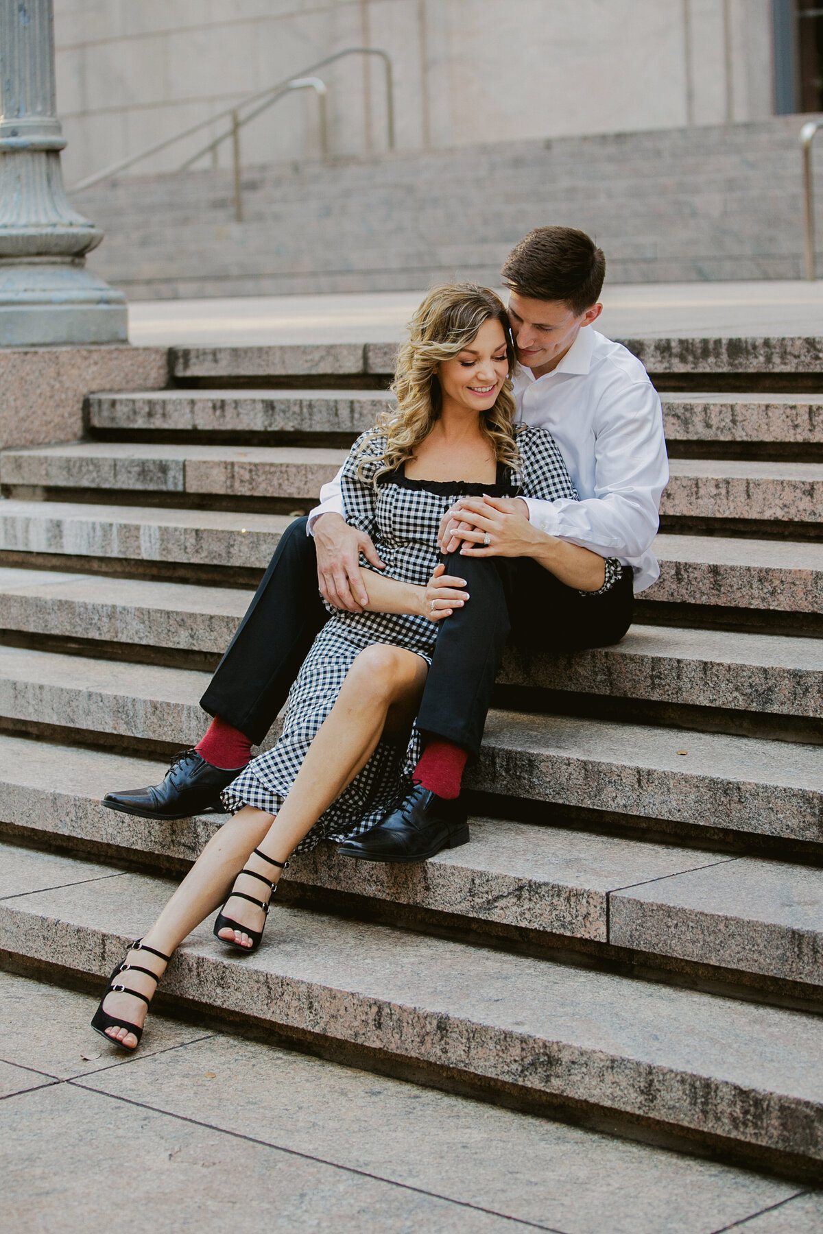 Dallas skyline engagement photos Hampton Morrow 0007