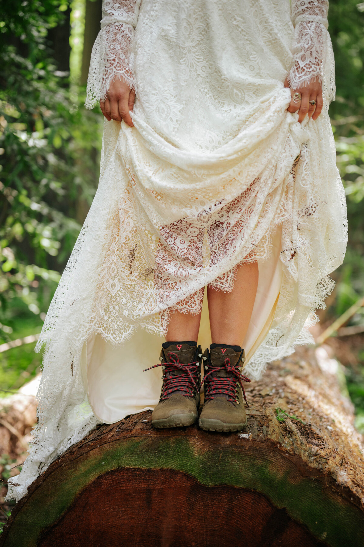 Boots On Stump