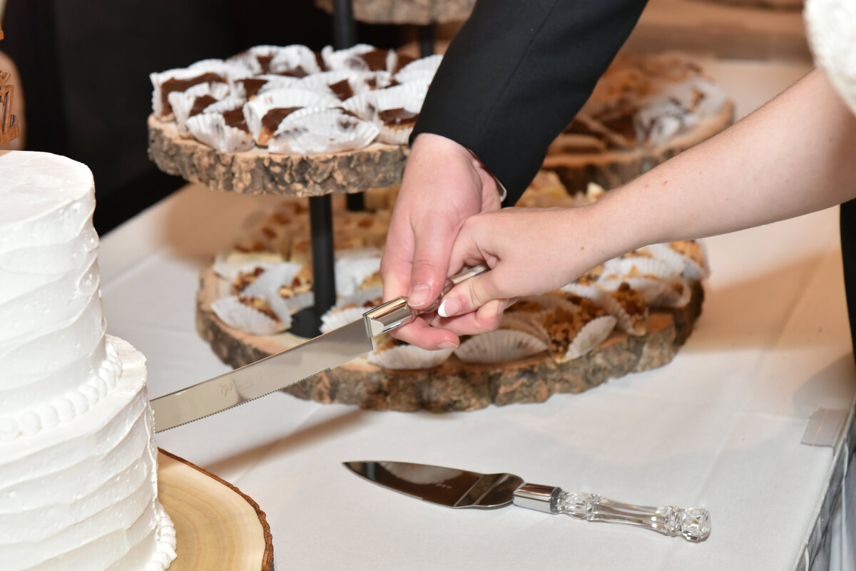 4387-Wedding at The Grands at Mulligans in Sartell Minnesota- Wedding Photographer Nicole Hollenkamp