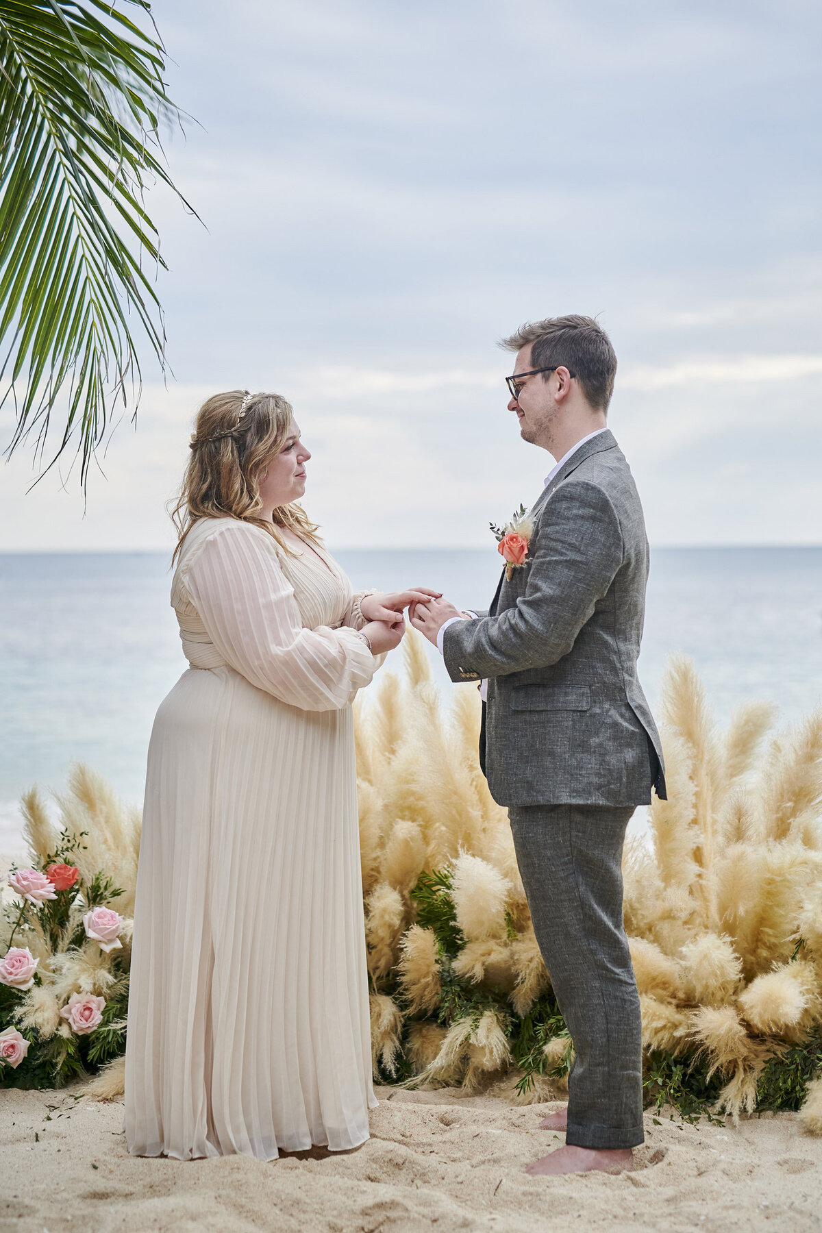 Jessica + Alex Koh Tao Thailand Beach Wedding (1)