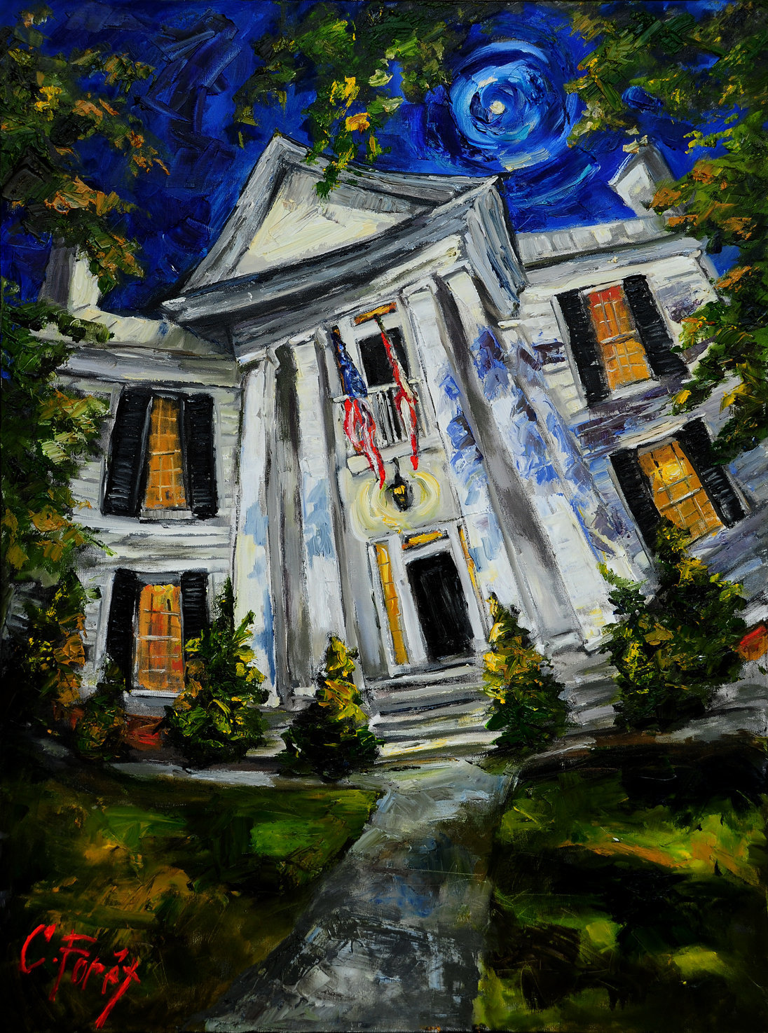 Moonlight on the Donnell HouseSML