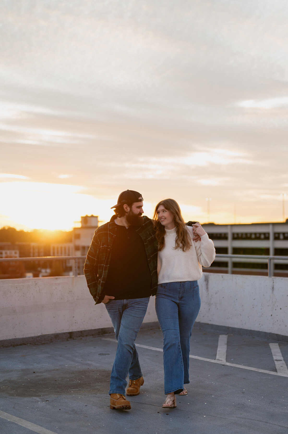 durham parking deck engagement