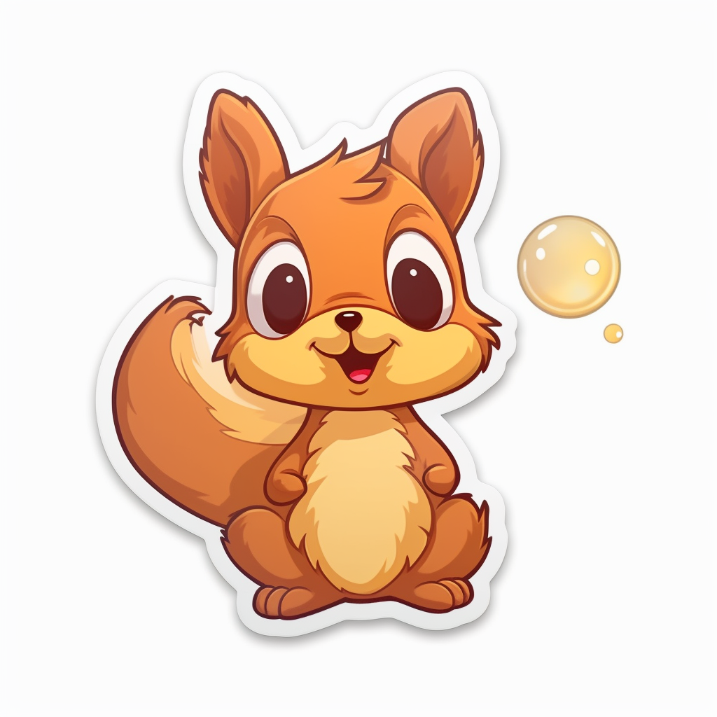 ygioots_bubble_stickerstyle_brown_cute_squirrel_--stylize_50__70f2ea29-bae5-4650-89f1-50e47e6979ea_2