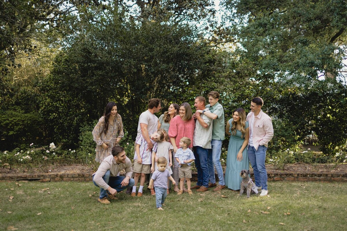 family-in-garden