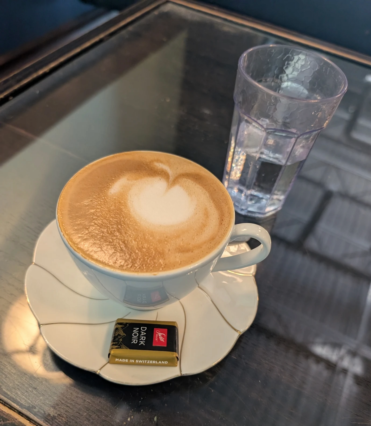 french press cappucinno