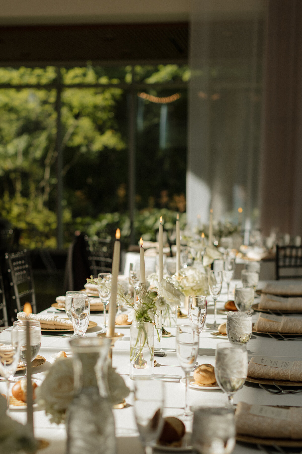 Indianapolis wedding photographer reception decor detail