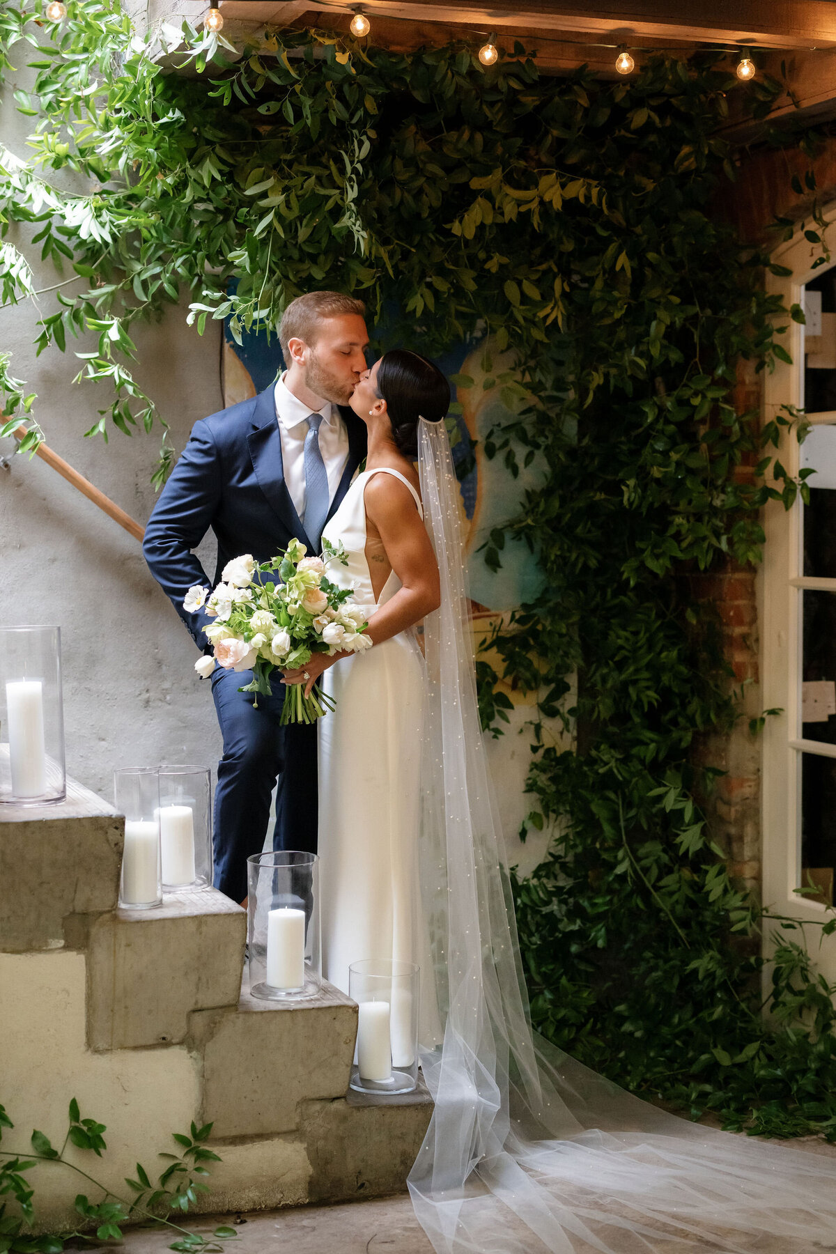 Bride & Groom Portrait by Lisa Blanche Photography