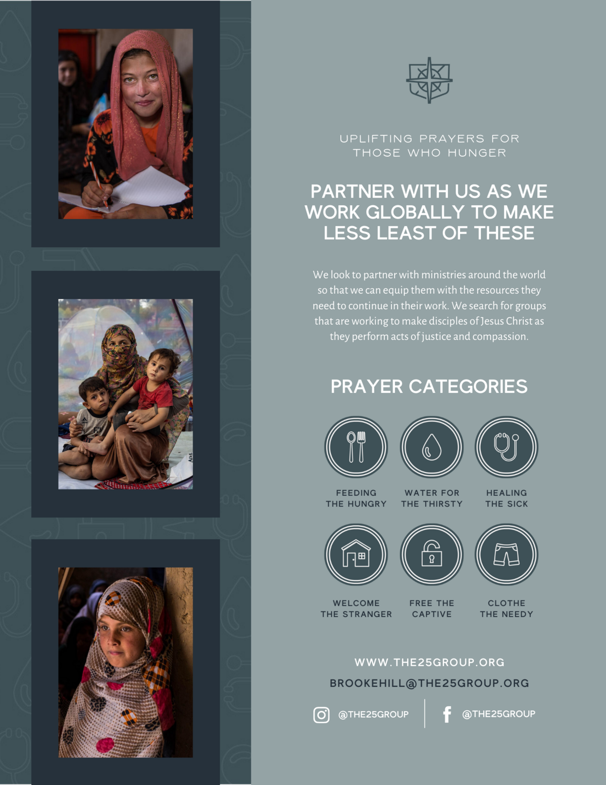 The 25 Group Prayer Guide Template
