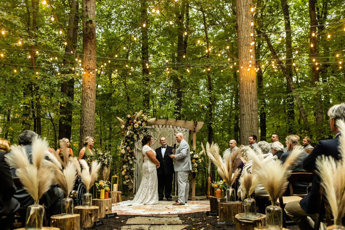 Camp Hidden Valley Ceremony Shot by Kimberly Dean Photos