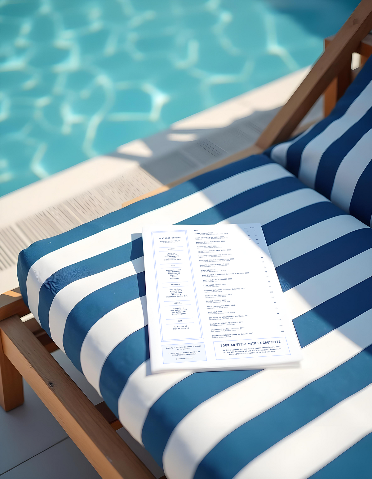 La Croisette Lounger Mockup
