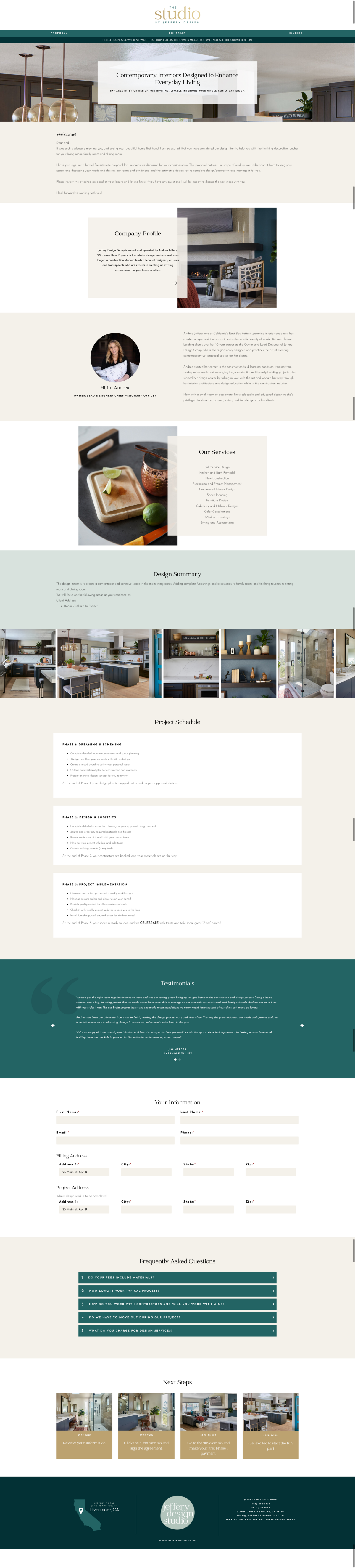 Jeffery Design Studio CSS Proposal
