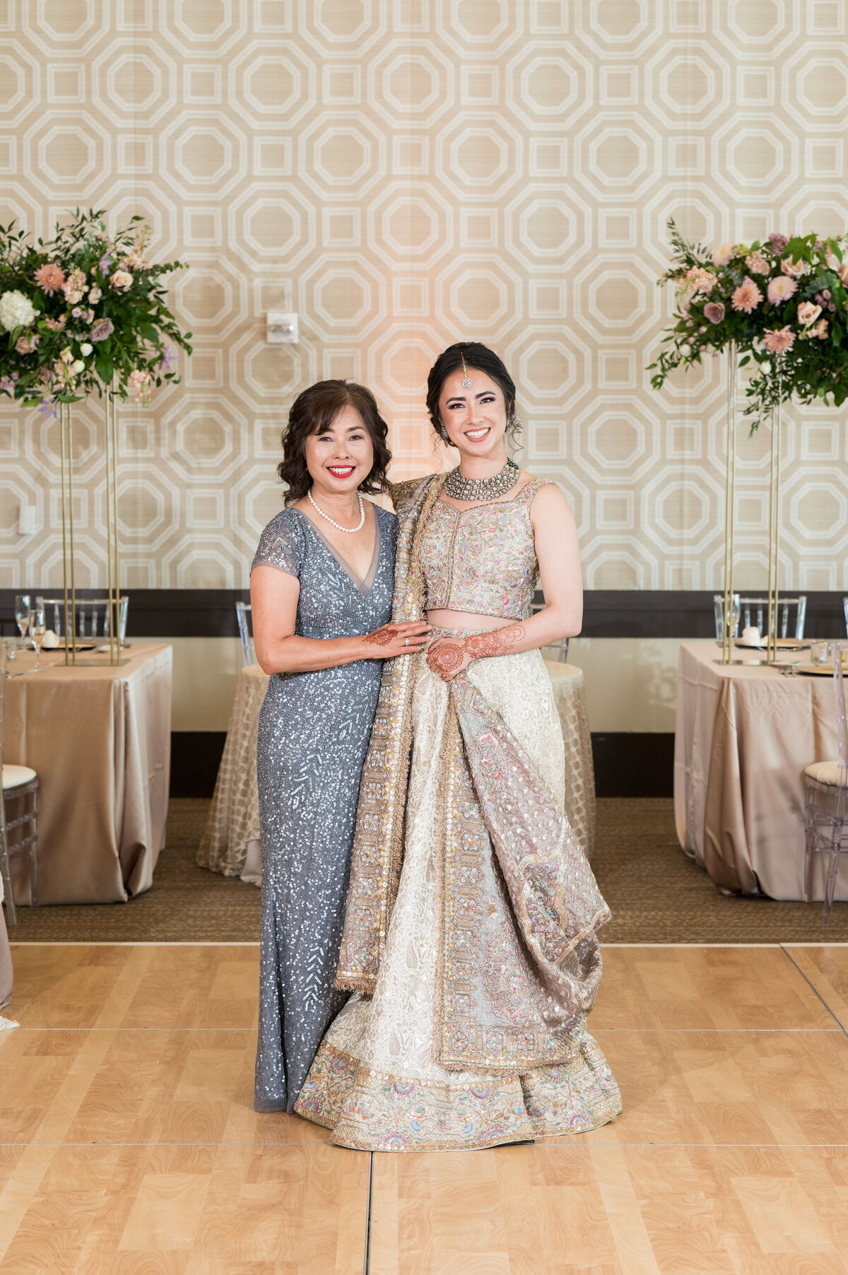 family portrait at fairmont hotel pakistani wedding