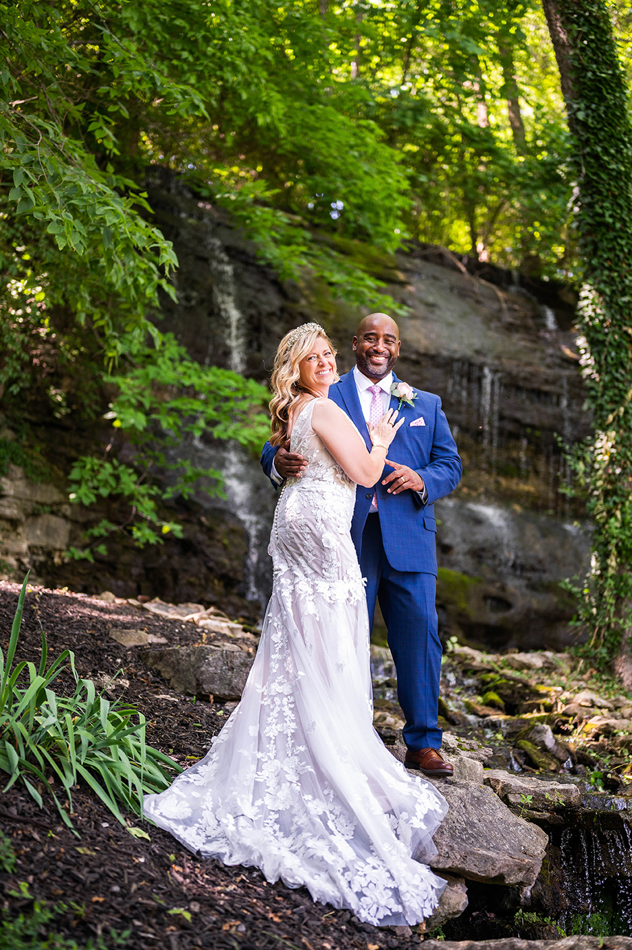 waterfall Wedding Photography Springfield MO