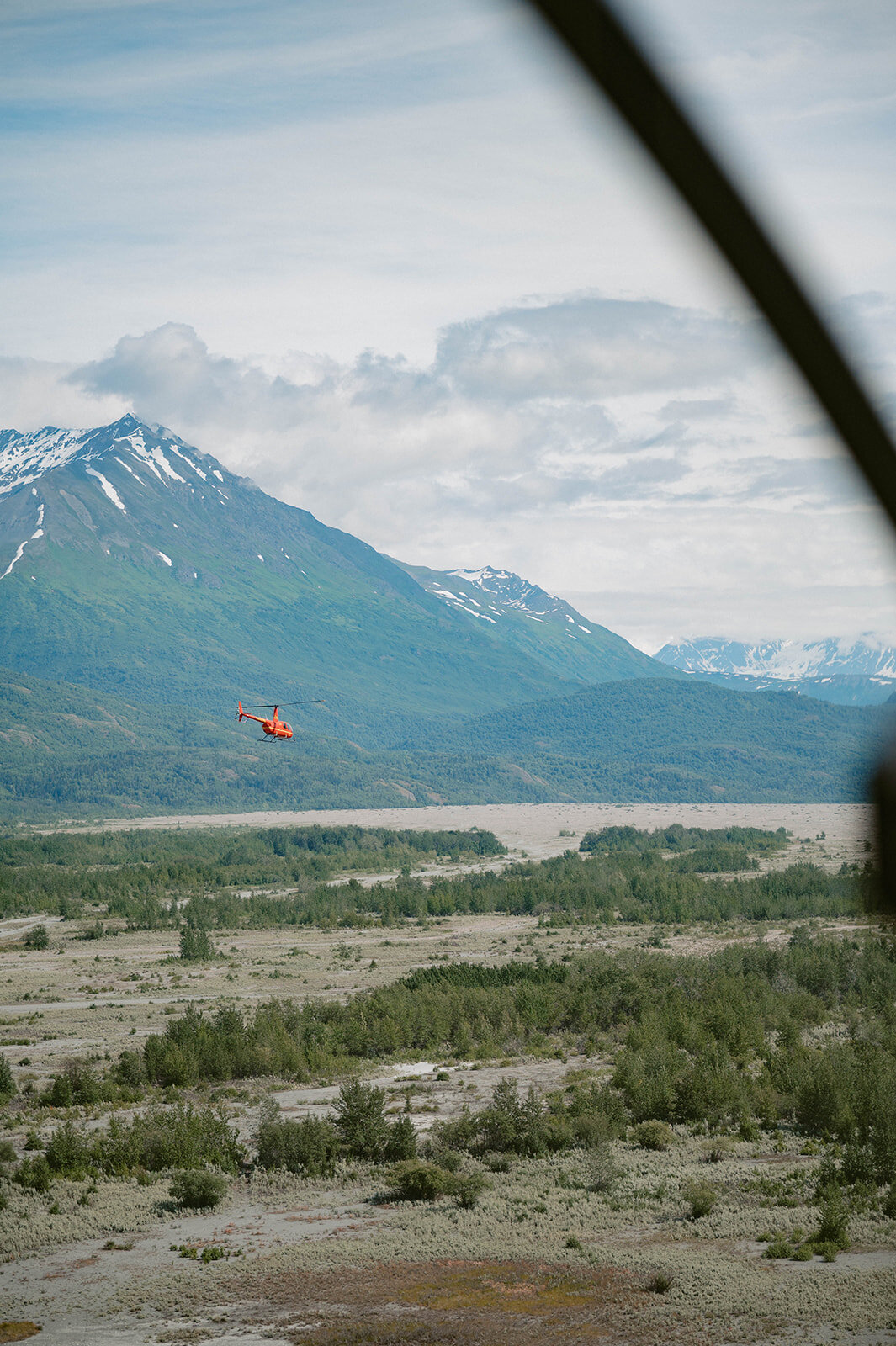 Helicopter in Alaska