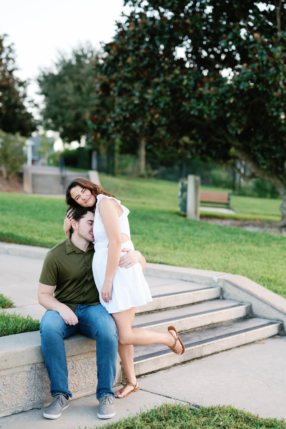 Engagement Session - Lakeland Florida - Hollis Garden - Alaina René Photography-132