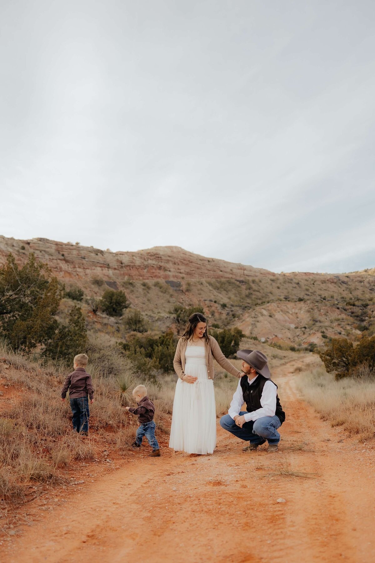 family-pregnancy-announcement