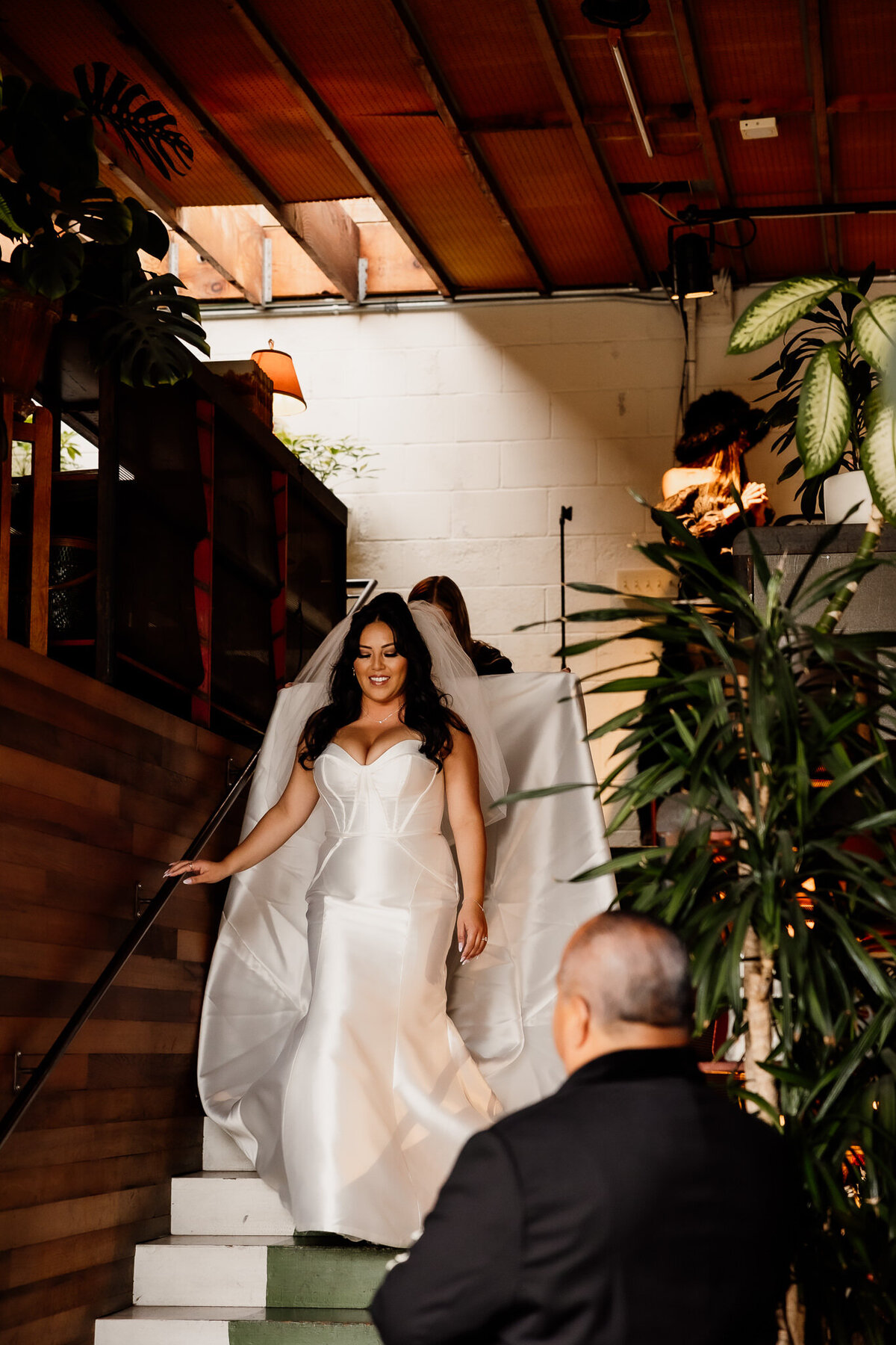 Archer Inspired Photography - Christina and Jake Wedding - Smog Shoppe Los Angeles - Ceremony-51