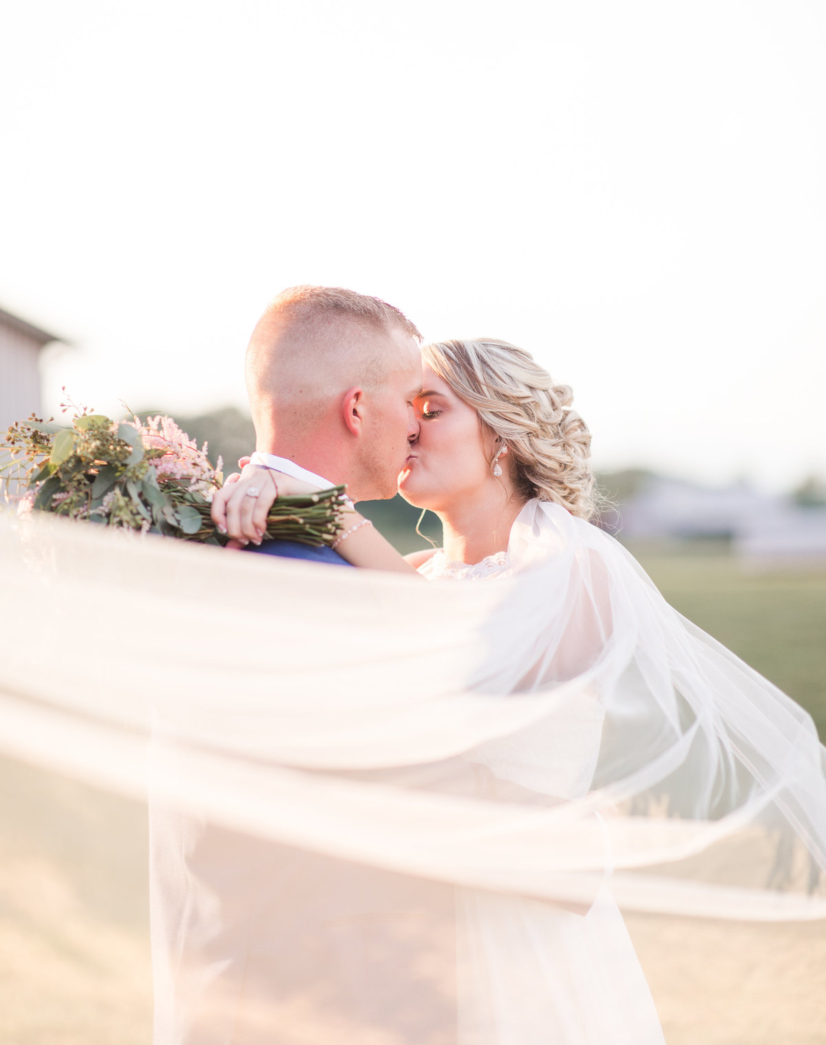 Elizabeth Hill Photography Blush and Navy North Carolina Wedding-15