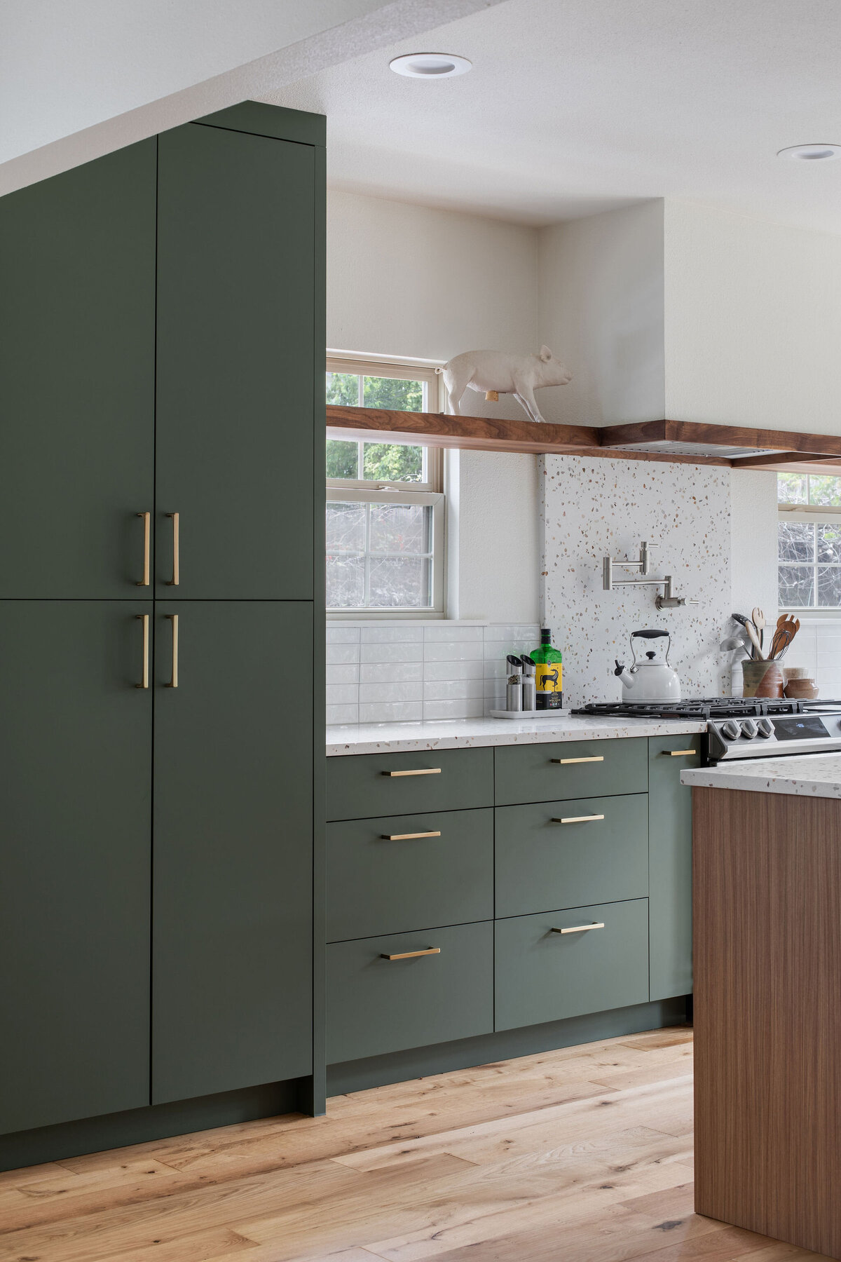 hello-home-modern-kitchen-remodel-green-cabinets-light-wood-floors-terrazzo-backsplash-wood-countertop-3